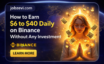 How to Earn $6 to $40 Daily on Binance Without Any Investment (Step-by-Step Guide)